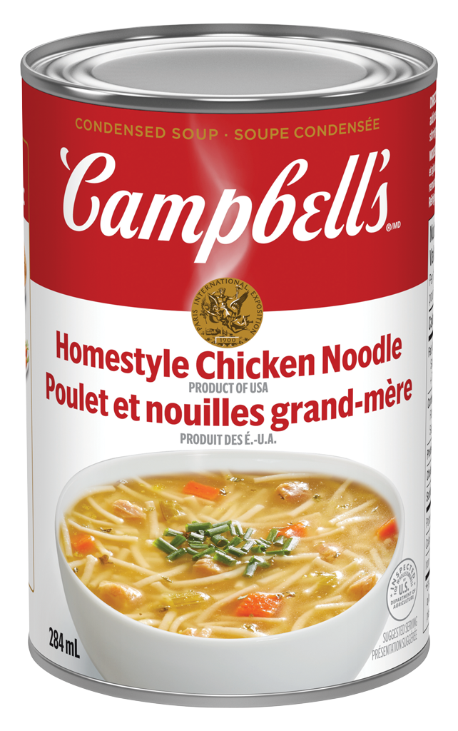 Campbell’s condensée, Poulet et nouilles grande-mère