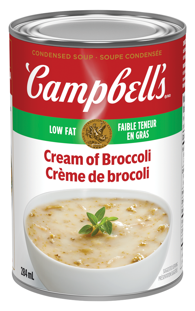 Campbell’s® condensée, Crème de brocoli à faible teneur en gras