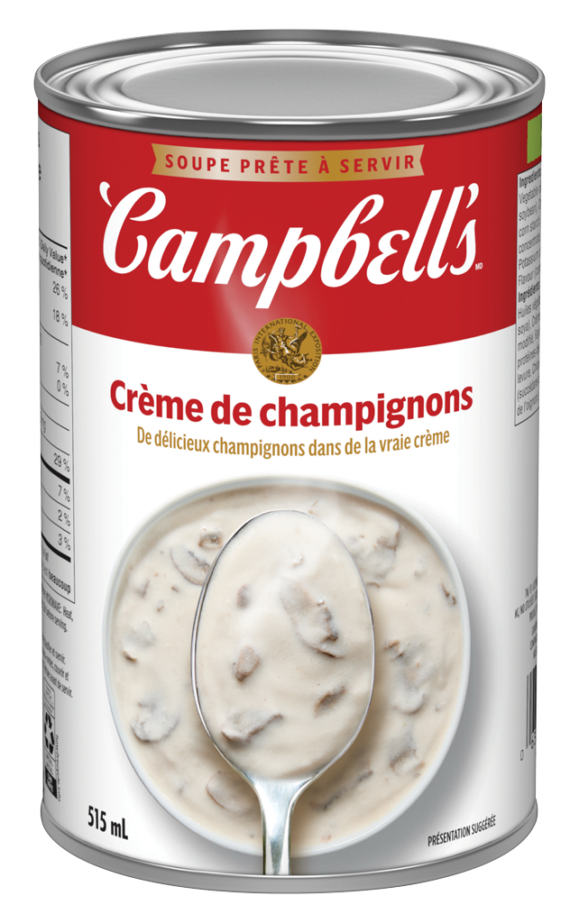 Campbell's® Prete a deguster, Creme de champignons (515mL)