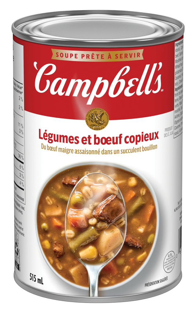 Campbell’s® Prête à déguster, Légumes et Bœuf (515 mL)