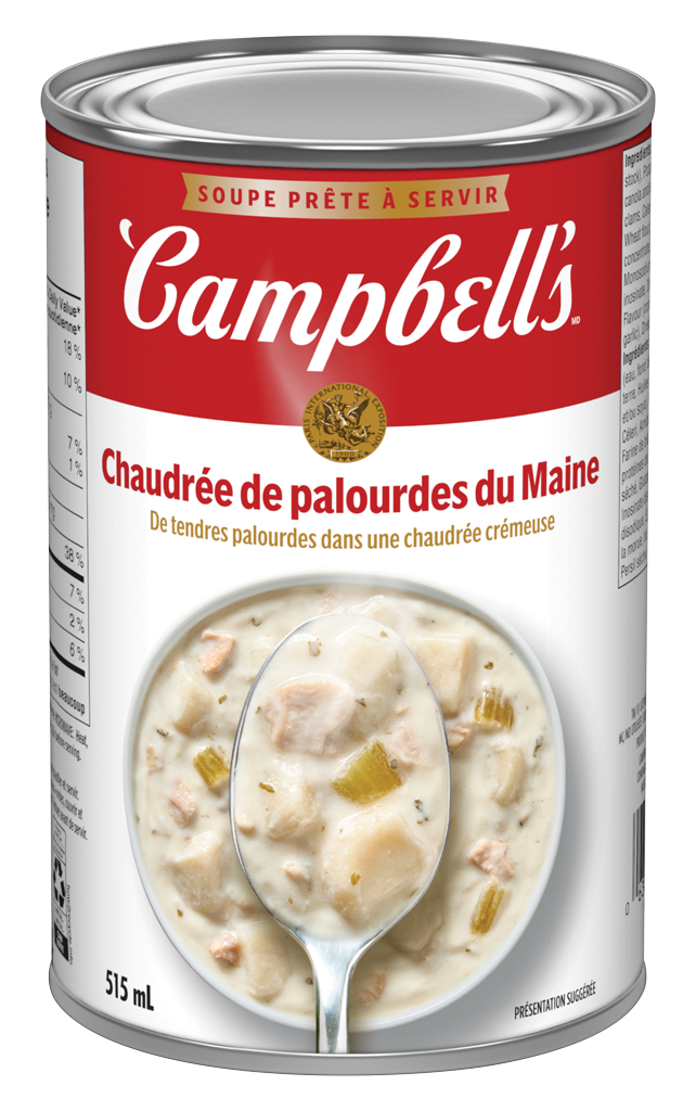 Campbell's® Prete a deguster, Chaudree de palourdes du Maine (515 mL)