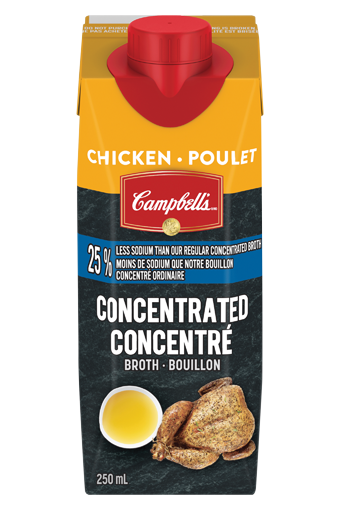 Campbell's® Concentrated 25% Less Sodium Chicken Broth